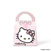contenant sac hello kitty carton pour dragées vide 6,5x3x10 cm