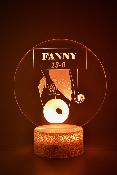Lampe 3d personnalisée à led - Marseille pétanque fanny | Veilleuse Enfant, Décoration maison, Cadeau Personnalisé Anniversaire et Noël
