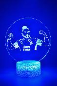 Lampe 3d personnalisée à led - Football Payet