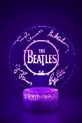 Lampe 3d personnalisée à led - Rock The Beatles | Veilleuse maison, Décoration Chambre, Cadeau Personnalisé Anniversaire et Noël