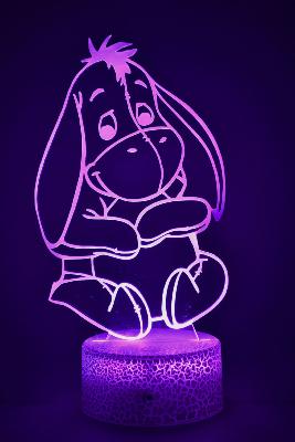 Lampe 3d personnalisée à led - Disney Bourriquet