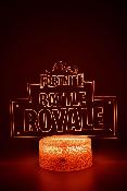 Lampe 3d personnalisée à led - Fortnite | Veilleuse Enfant, Décoration Chambre, Cadeau Personnalisé Anniversaire et Noël