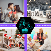 Lampe de chevet LED 3D - Chanteur Johnny Halliday  | Veilleuse, Décoration Chambre, Cadeau Personnalisé Anniversaire et Noël