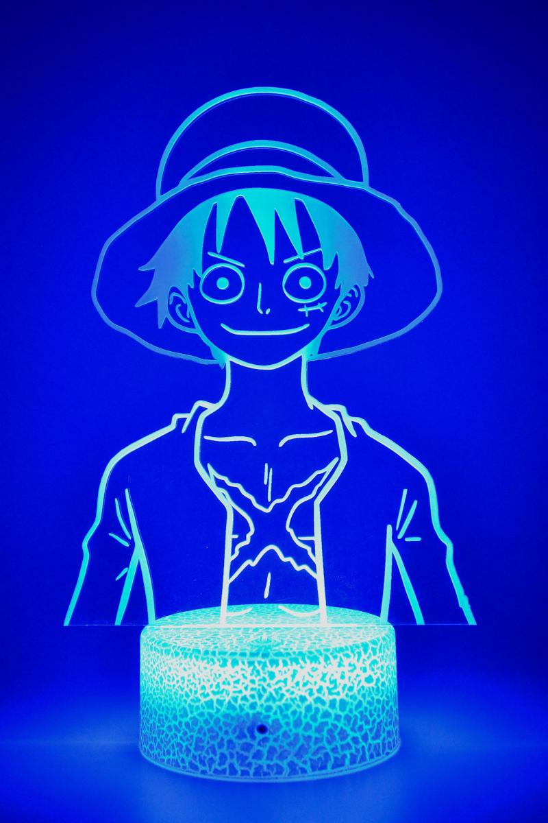 Lampe led de nuit One Piece, lampe de table led personnalisée