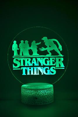 Lampe 3d personnalisée à led - Stranger Things