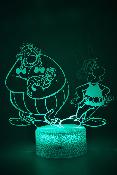 Lampe de chevet LED 3D - Astérix  | Veilleuse Enfant, Décoration Chambre, Cadeau Personnalisé Anniversaire et Noël