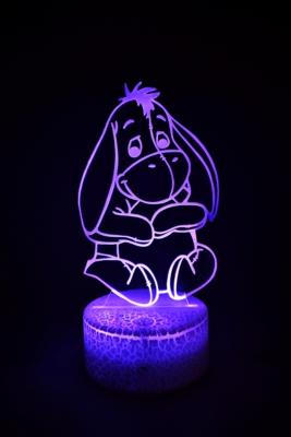 Lampe 3d personnalisée à led - bourriquet