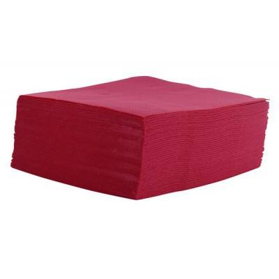 Serviette papier jetable 2 pli fuchsia (40 pièces)