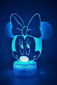 Lampe 3d personnalisée à led - Disney Minnie