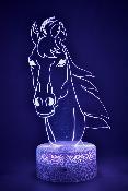 Lampe 3d personnalisée à led - Cheval