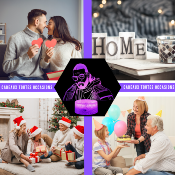 Lampe 3d personnalisée à led - Rappeur SCH | Veilleuse Rappeur, Décoration Chambre Fan, Cadeau Original