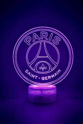 Lampe 3d personnalisée à led - Football Paris St Germain