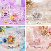 Boîte à dragées en forme d’hélicoptère – Cadeau invité baptême, anniversaire et communion