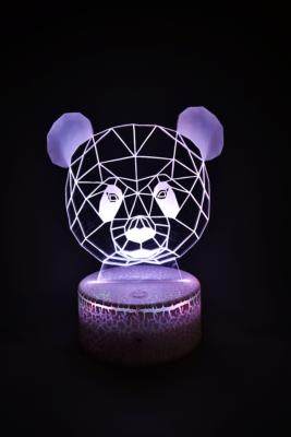 Lampe 3d personnalisée à led - Panda