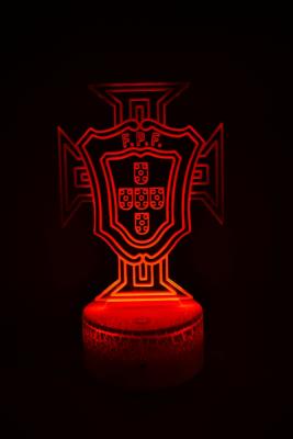 Lampe 3d personnalisée à led - Football Portugal