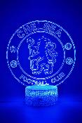 Lampe 3d personnalisée à led - Football Chelsea | Veilleuse Enfant, Décoration Chambre, Cadeau Personnalisé Anniversaire et Noël