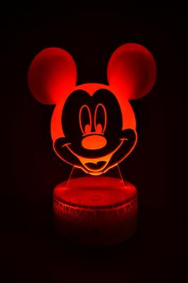 Lampe 3d personnalisée à led - Disney Mickey