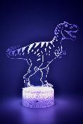 Lampe de chevet LED 3D - Animal Dinosaure  | Veilleuse Enfant, Décoration Chambre, Cadeau Personnalisé Anniversaire et Noël