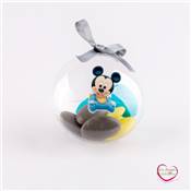 Emballage drages avec sujet mickey sur medaillon plastique