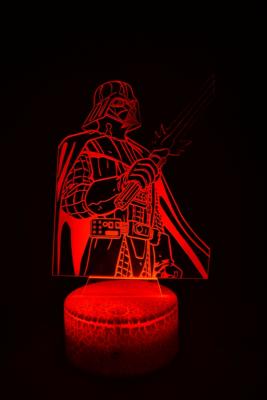 Lampe 3d personnalisée à led - Star Wars Dark Vador