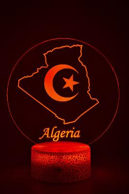 Lampe 3d personnalisée à led - Pays Algérie