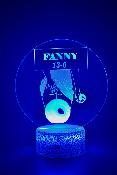 Lampe 3d personnalise  led - Marseille ptanque fanny | Veilleuse Enfant, Dcoration maison, Cadeau Personnalis Anniversaire et Nol