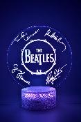 Lampe 3d personnalise  led - Rock The Beatles | Veilleuse maison, Dcoration Chambre, Cadeau Personnalis Anniversaire et Nol