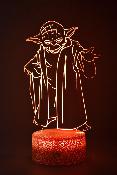 Lampe 3d personnalise  led - Star Wars Yoda | Veilleuse Enfant, Dcoration Chambre, Cadeau Personnalis Anniversaire et Nol