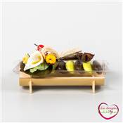 bambou plat  drages vide 10 cm