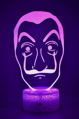 Lampe 3d personnalisée à led - La casa de papel | Veilleuse Enfant, Décoration Chambre, Cadeau Personnalisé Anniversaire et Noël