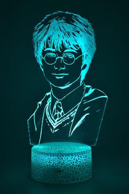 Lampe 3d personnalisée à led - Harry Potter 1 | Veilleuse Enfant, Décoration Chambre, Cadeau Personnalisé Anniversaire et Noël