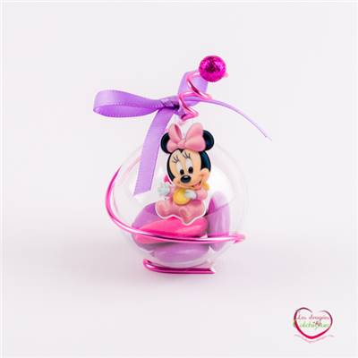 Figurine Minnie Walt Disney plate en pvc  3.7 cm