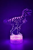 Lampe 3d personnalisée à led - Dinosaure