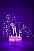 Lampe de chevet LED 3D - Chanteur Johnny Halliday  | Veilleuse, Décoration Chambre, Cadeau Personnalisé Anniversaire et Noël