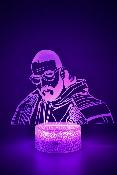 Lampe 3d personnalise  led - Rappeur SCH | Veilleuse Rappeur, Dcoration Chambre Fan, Cadeau Original