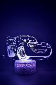 Lampe 3d personnalisée à led - Disney Cars