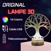 Lampe de chevet LED 3D - Arbre de vie  | Veilleuse Enfant, Décoration Chambre, Cadeau Personnalisé Anniversaire et Noël