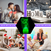 Lampe de chevet LED 3D - Basketteur| Veilleuse Enfant Magique, Décoration Chambre, Cadeau Personnalisé