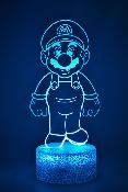Lampe 3d personnalisée à led - Super Mario | Veilleuse Enfant, Décoration Chambre, Cadeau Personnalisé Anniversaire et Noël