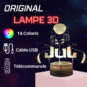 Lampe 3d personnalisée à led - Rappeur Jul | Veilleuse Rappeur, Décoration Chambre Fan, Cadeau Original