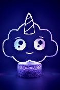 Lampe 3d personnalisée à led - Nuage | Veilleuse Enfant, Décoration Chambre, Cadeau Personnalisé Anniversaire et Noël