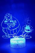 Lampe de chevet LED 3D - Astérix  | Veilleuse Enfant, Décoration Chambre, Cadeau Personnalisé Anniversaire et Noël