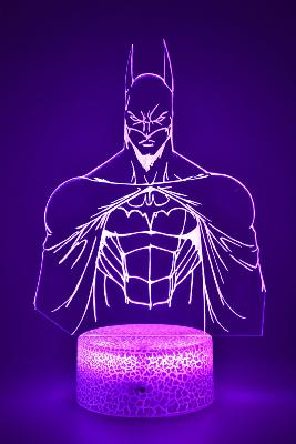 Lampe 3d personnalisée à led - Batman