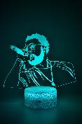 Lampe 3d personnalise  led - Rappeur Damso  | Veilleuse Rappeur, Dcoration Chambre Fan, Cadeau Original