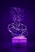 Lampe 3d personnalisée à led - Manga Dragon Ball Z Sangoku | Veilleuse Enfant, Décoration Chambre, Cadeau manga et animé Anniversaire et Noël