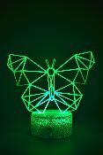 Lampe 3d personnalisée à led - Papillon