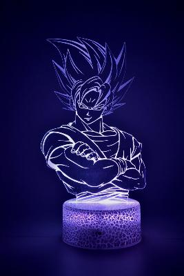 Lampe 3d personnalisée à led - Dragon Ball Z Sangoku