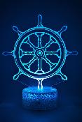 Lampe de chevet LED 3D - Barre bateau   | Veilleuse Enfant, Dcoration Chambre, Cadeau Personnalis Anniversaire et Nol