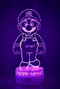 Lampe 3d personnalisée à led - Super Mario | Veilleuse Enfant, Décoration Chambre, Cadeau Personnalisé Anniversaire et Noël