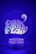 Lampe 3d personnalisée à led - Rock Pink Floyd | Veilleuse maison, Décoration Chambre, Cadeau Personnalisé Anniversaire et Noël